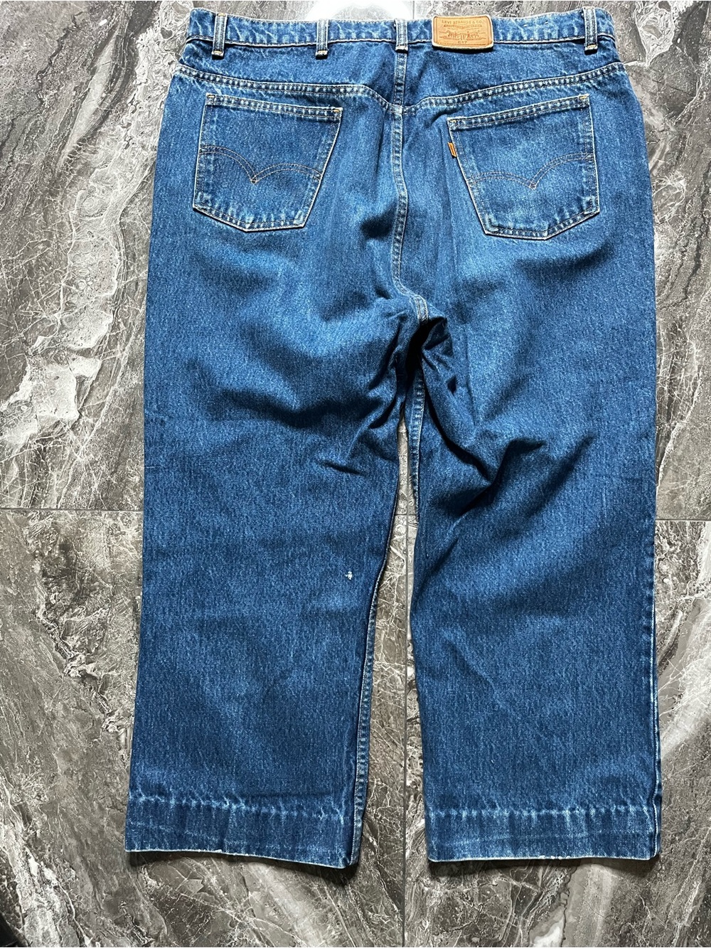 Vintage 1981 617 Levi’s Orange Tab Made in Canada Short Crop Wide Leg Jeans VTG